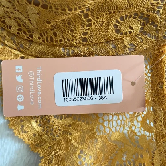 {NWT} ThirdLove | 24/7 Lace Balconette Underwire Bra (38A) - Picture 15 of 16